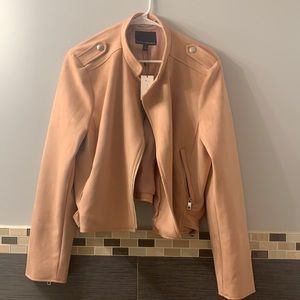 vegan suede jacket